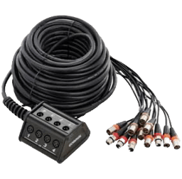 Multicable XLR 15m (8 channels)